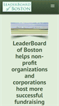 Mobile Screenshot of leaderboardboston.com